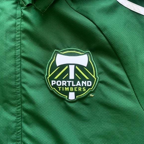 Adidas Portland Timbers Soccer Warm-Up Jacket. Small. Official Adidas. - Picture 3 of 16